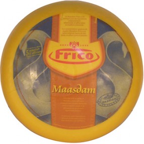 Queso Maasdam bajo en grasa FRICO peso aproximado cuña 300 grs